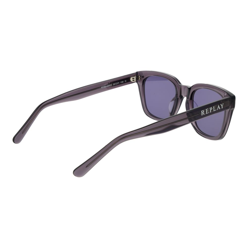 Replay Grey Plastic Sunglasses