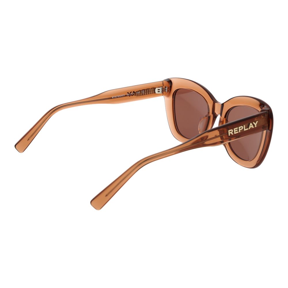 Replay Beige Kunststoff-Sonnenbrille