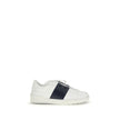 Valentino Garavani Sneakers aus blauem Kalbsleder Bos Taurus, Low-Top