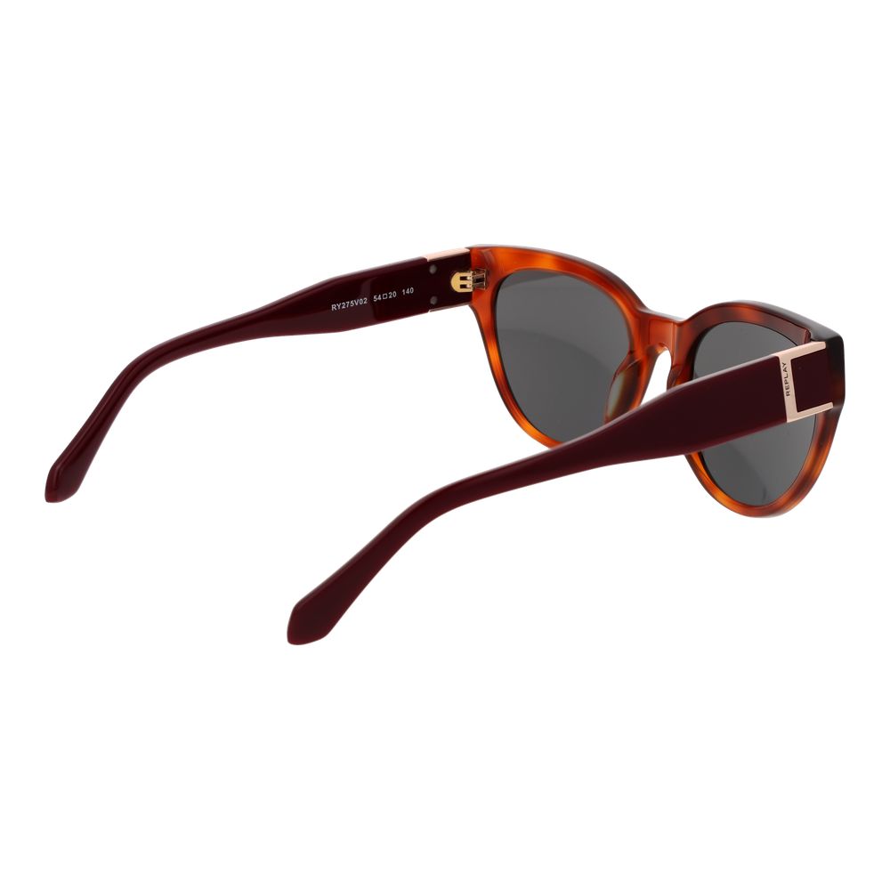 Replay Braune Sonnenbrille aus Kunststoff