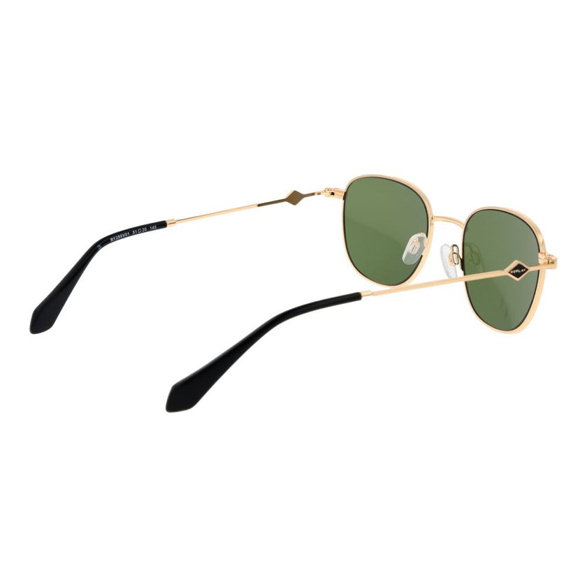 Replay Sonnenbrille aus goldfarbenem Metall