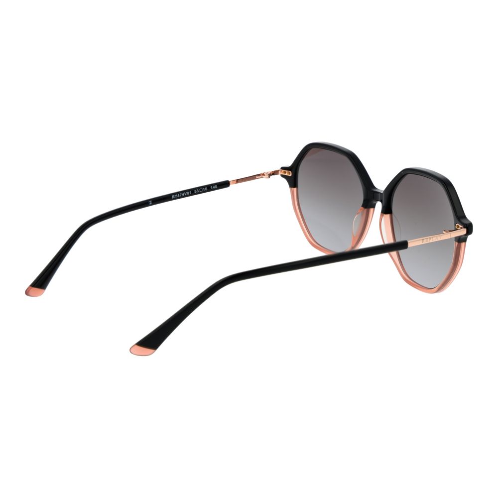 Replay Schwarze Sonnenbrille aus Kunststoff