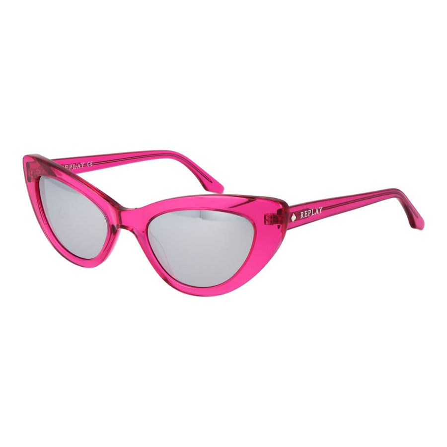 Replay Sonnenbrille aus pinkem Kunststoff