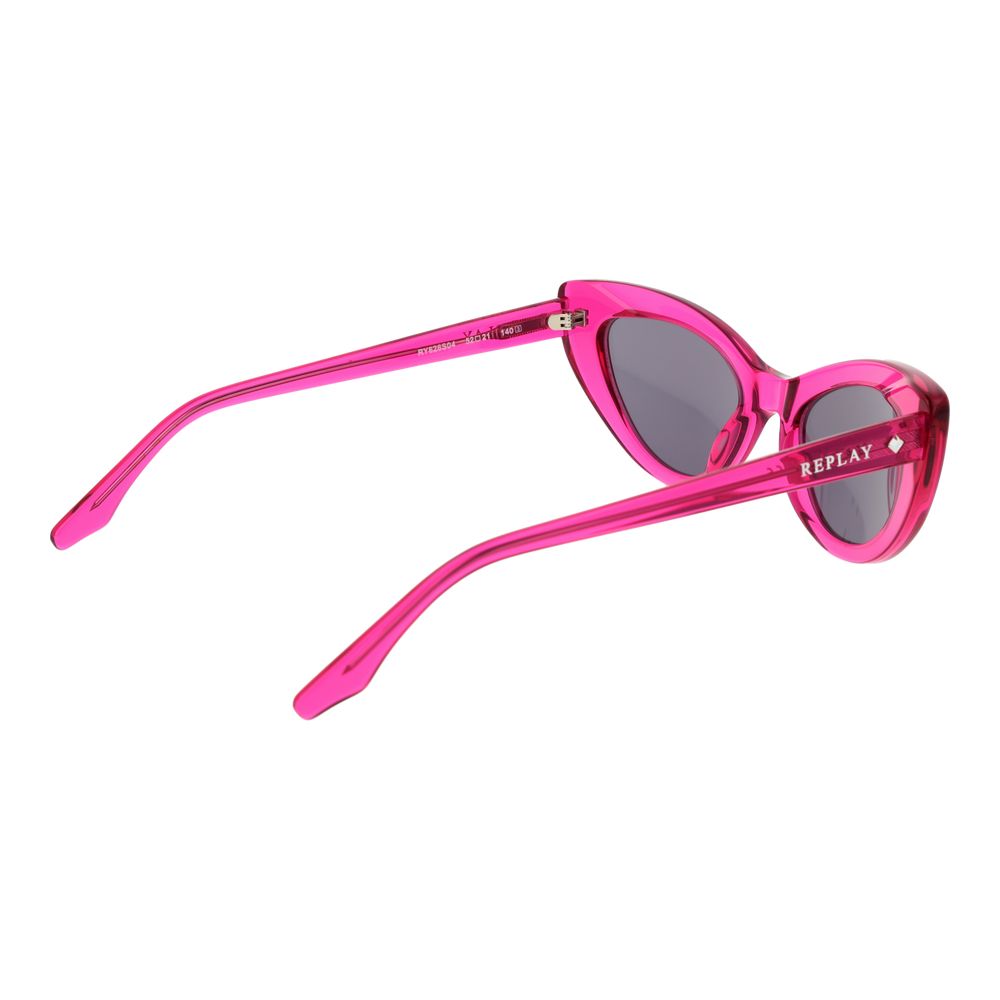 Replay Sonnenbrille aus pinkem Kunststoff