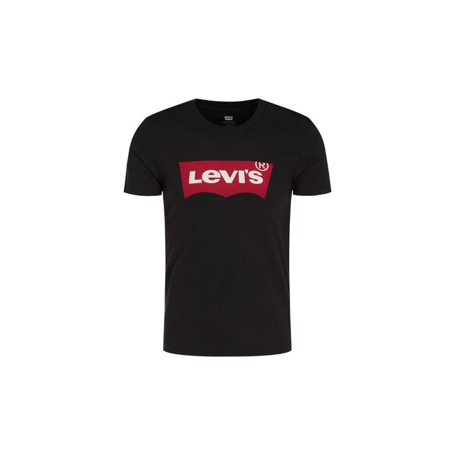 Levi's Schwarzes Baumwoll-T-Shirt