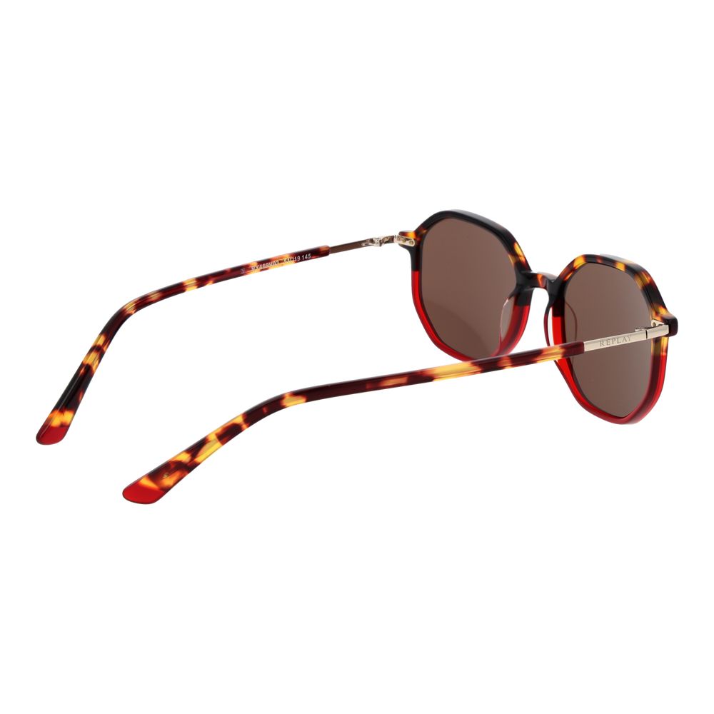Replay Sonnenbrille aus braunem Kunststoff