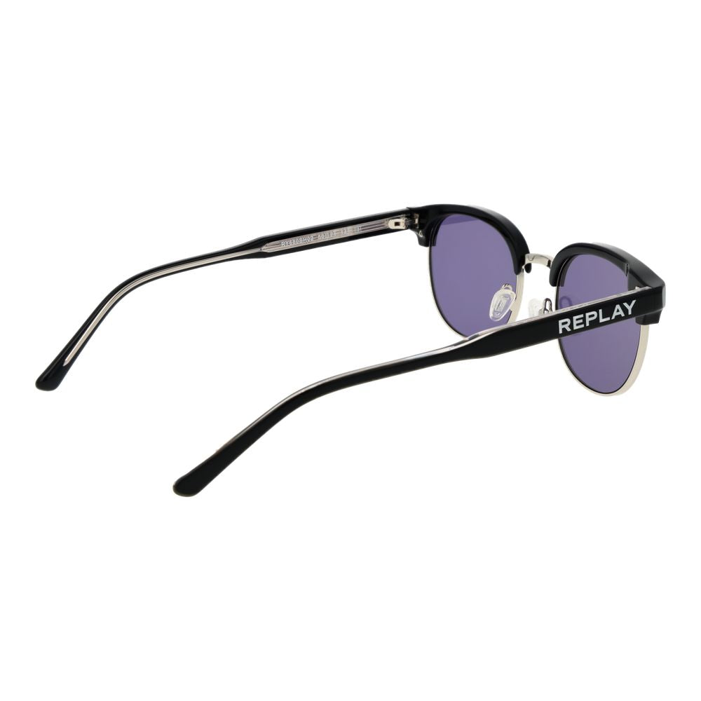 Replay Sonnenbrille aus schwarzem Metall