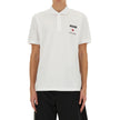 Moschino Couture Weißes Poloshirt aus Baumwolle