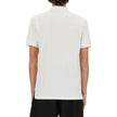 Moschino Couture Weißes Poloshirt aus Baumwolle