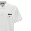 Moschino Couture Weißes Poloshirt aus Baumwolle