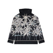 Palm Angels Schwarzes Baumwollhemd mit Muster