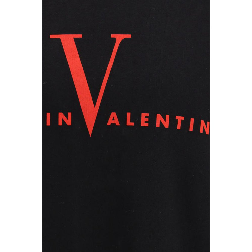 Valentino Garavani Schwarzes Baumwoll-T-Shirt