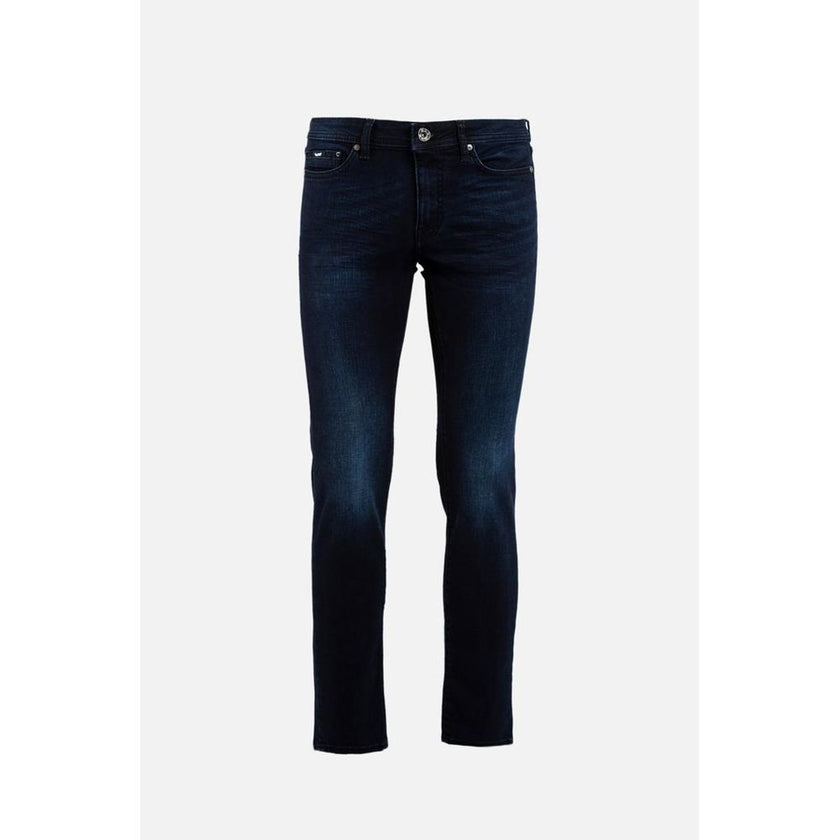 Gas Blaue Baumwoll-Jeans im Slim Fit