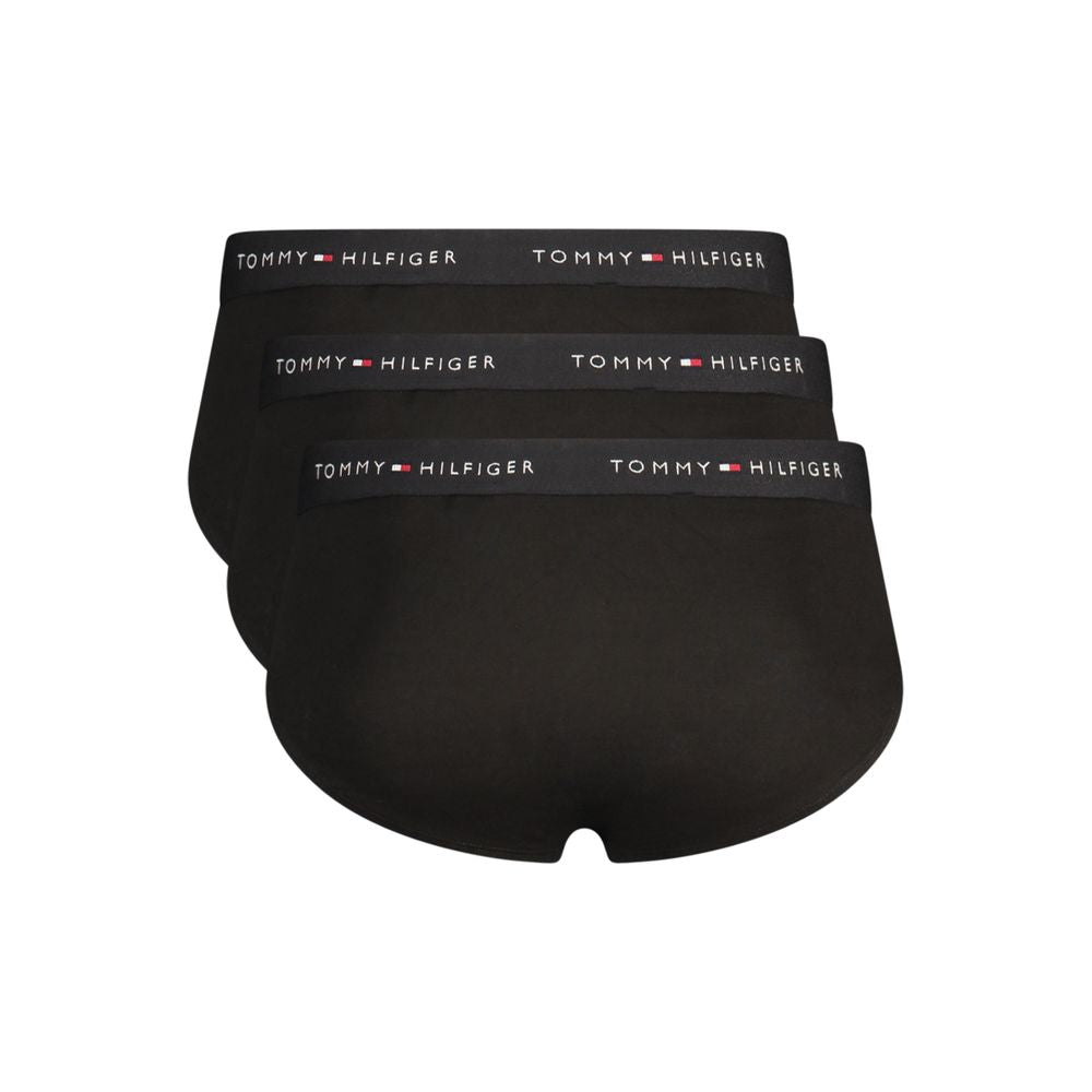 Tommy Hilfiger Men's Black Cotton Briefs