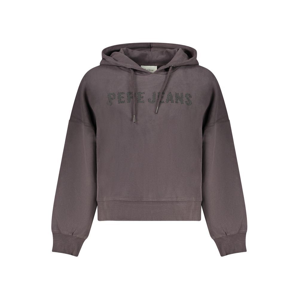 Pepe Jeans Schwarzer Baumwoll-Sweatshirt für Damen