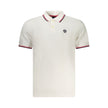 North Sails Bianco Baumwoll-Herrenpoloshirt