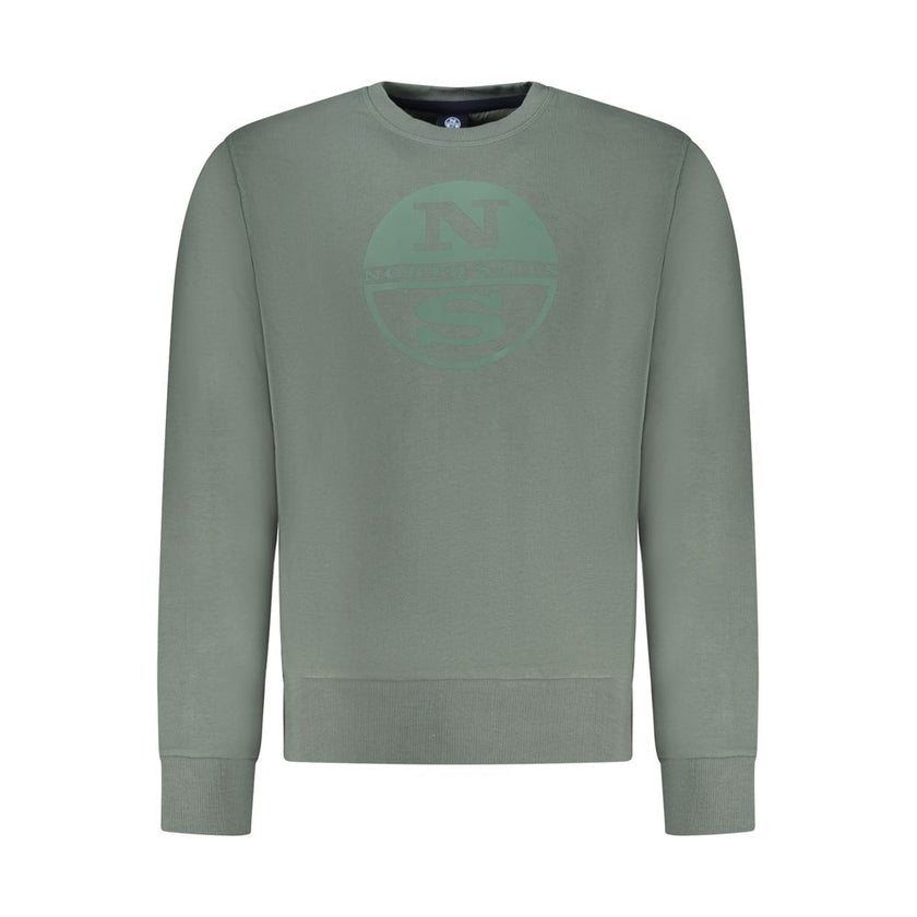 North Sails Verde Baumwoll-Sweatshirt für Herren