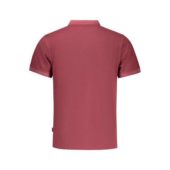 Pepe Jeans Rotes Herren-Poloshirt aus Baumwolle