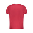 Pepe Jeans Rotes Baumwoll-T-Shirt für Herren