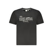 Pepe Jeans Schwarzes Baumwoll-T-Shirt für Herren