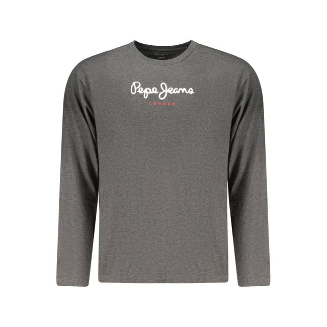 Pepe Jeans Grigio Baumwoll-T-Shirt für Herren