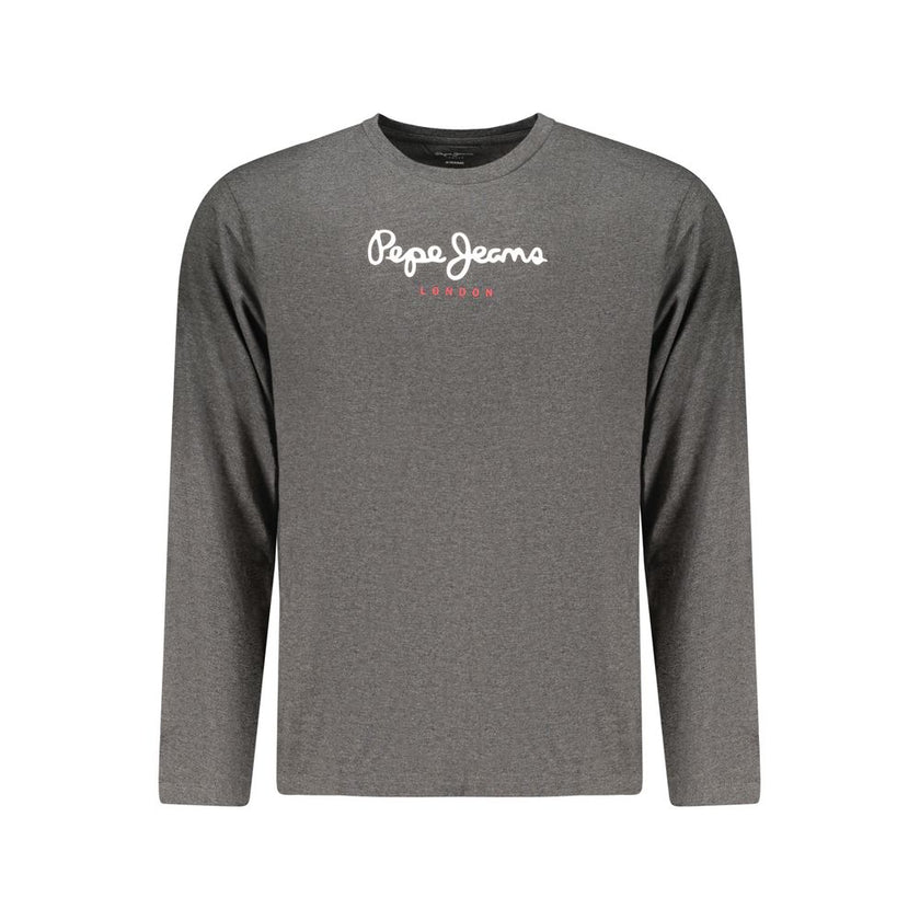 Pepe Jeans Grigio Baumwoll-T-Shirt für Herren