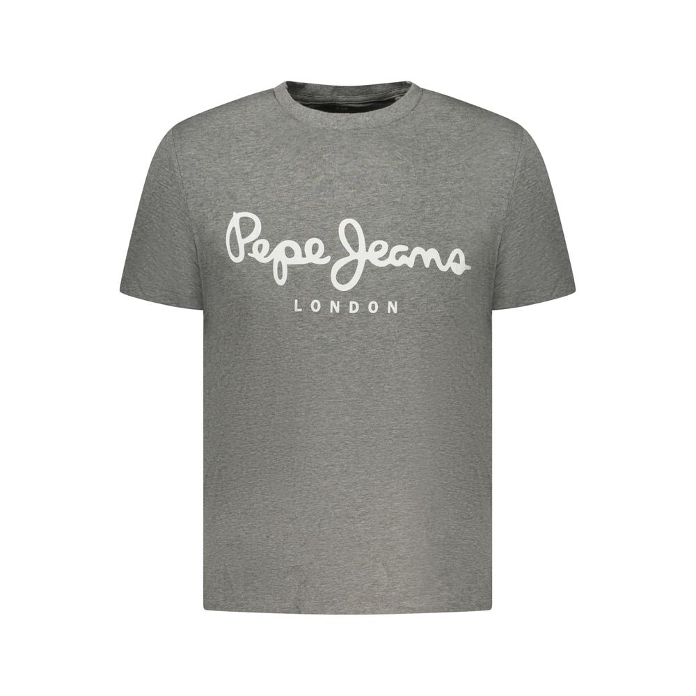 Pepe Jeans Men's Gray Cotton T-Shirt