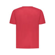Pepe Jeans Rotes Baumwoll-T-Shirt für Herren