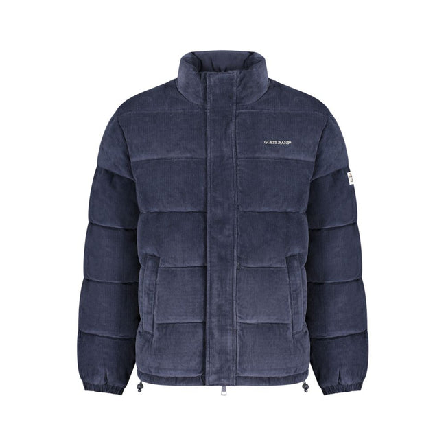 Guess Jeans Blaue Herrenjacke aus Polyester
