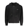 Guess Jeans Schwarzer Herren-Cardigan aus Bio-Baumwolle