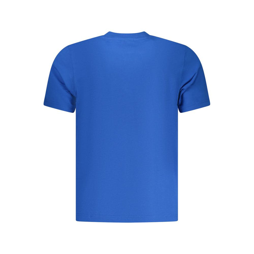 North Sails Blu Baumwoll-T-Shirt für Herren