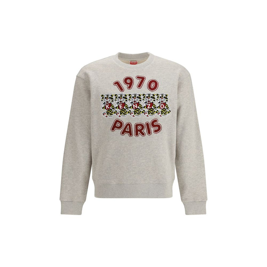 Kenzo Grauer Baumwollpullover
