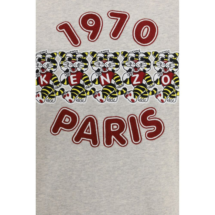 Kenzo Grauer Baumwollpullover