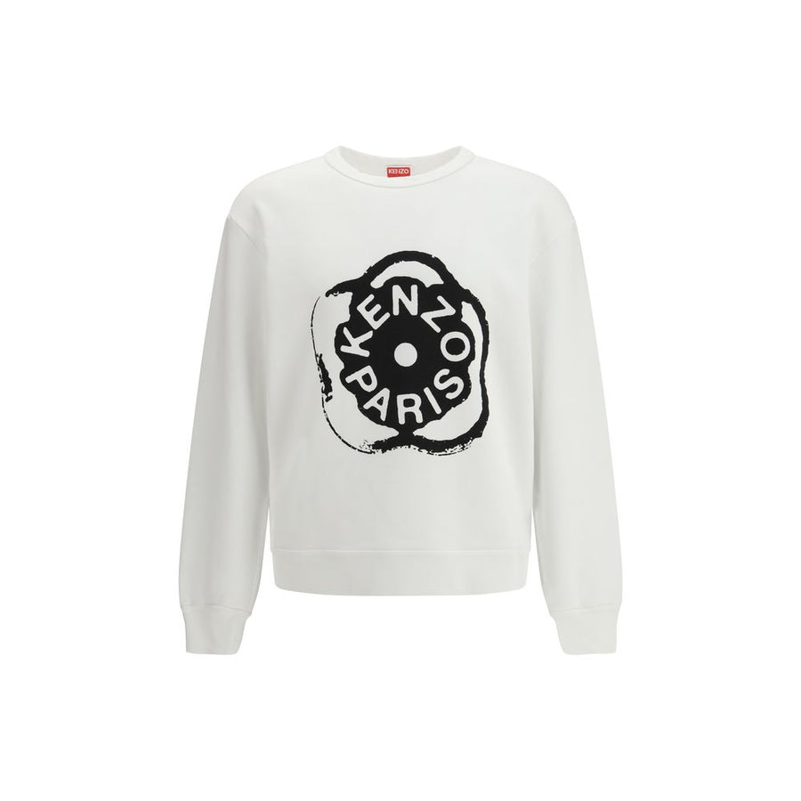 Kenzo Weißes Baumwoll-Sweatshirt
