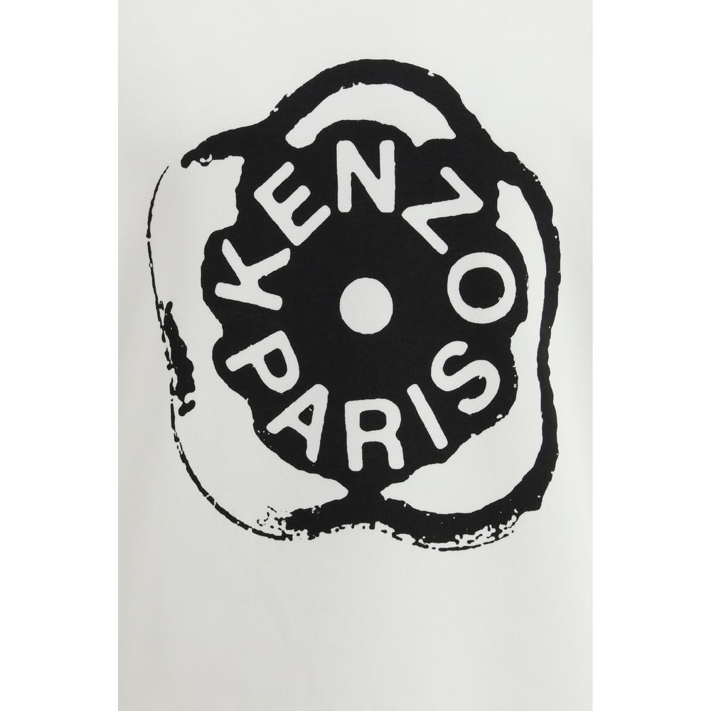 Kenzo Weißes Baumwoll-Sweatshirt