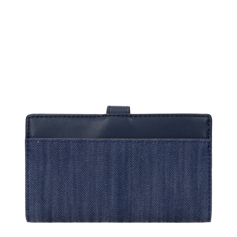 Michael Kors Blaue Geldbörse aus Stoff