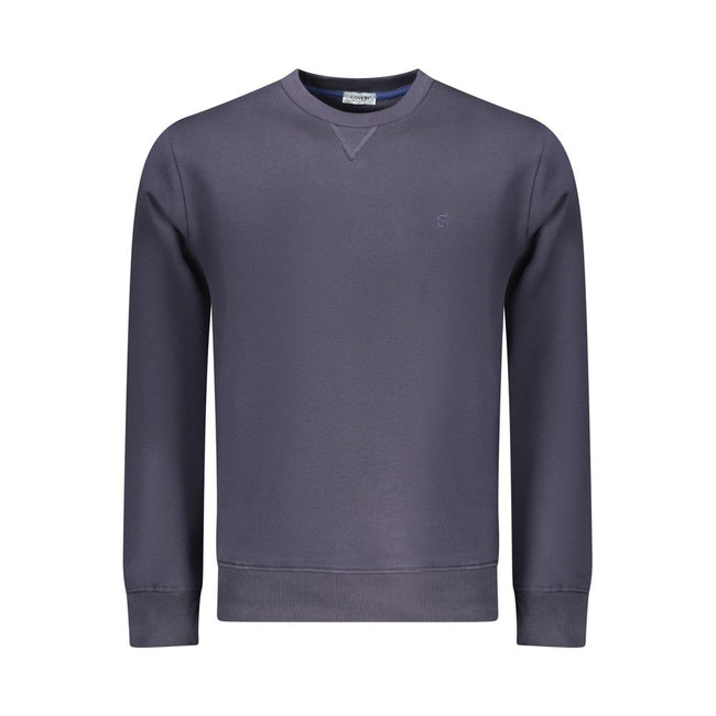 Coveri Moving Blauer Baumwoll-Sweatshirt für Herren