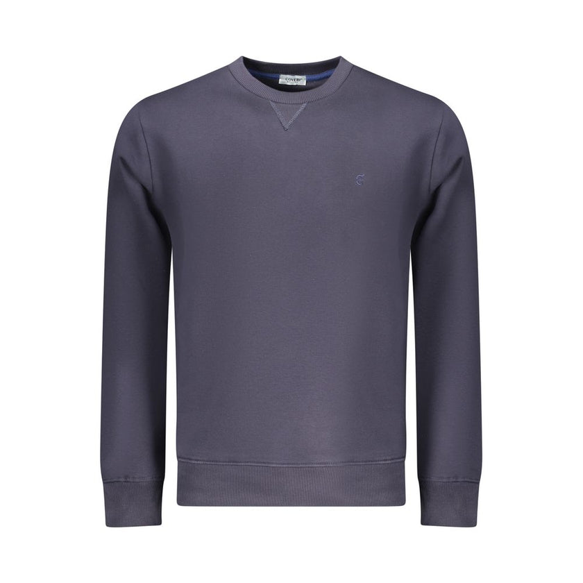 Coveri Moving Blauer Baumwoll-Sweatshirt für Herren