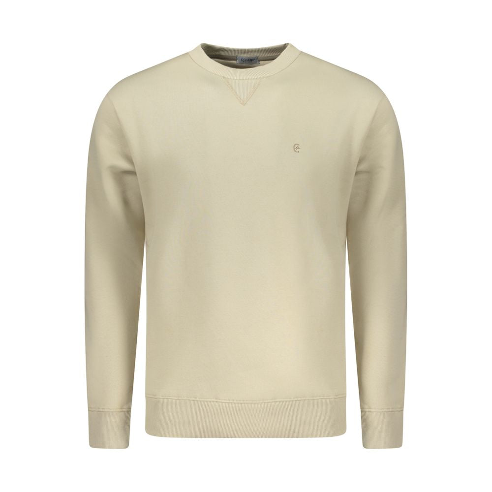 Coveri Moving Beige Baumwoll-Sweatshirt für Herren