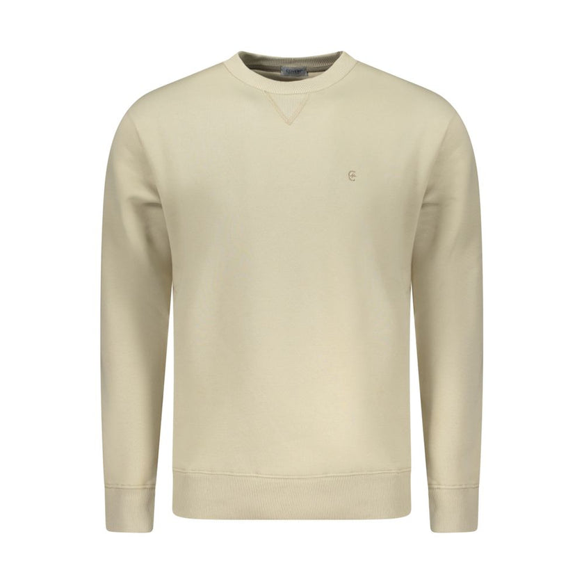 Coveri Moving Beige Baumwoll-Sweatshirt für Herren