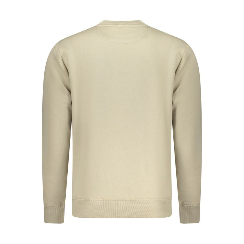 Coveri Moving Beige Baumwoll-Sweatshirt für Herren