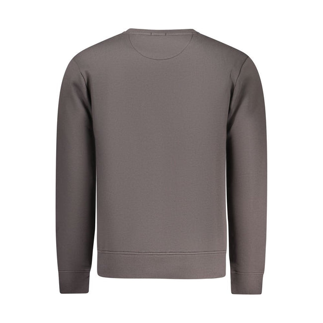Coveri Moving Grigio Baumwoll-Sweatshirt für Herren