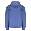 Coveri Moving Blauer Baumwoll-Kapuzenpullover für Herren