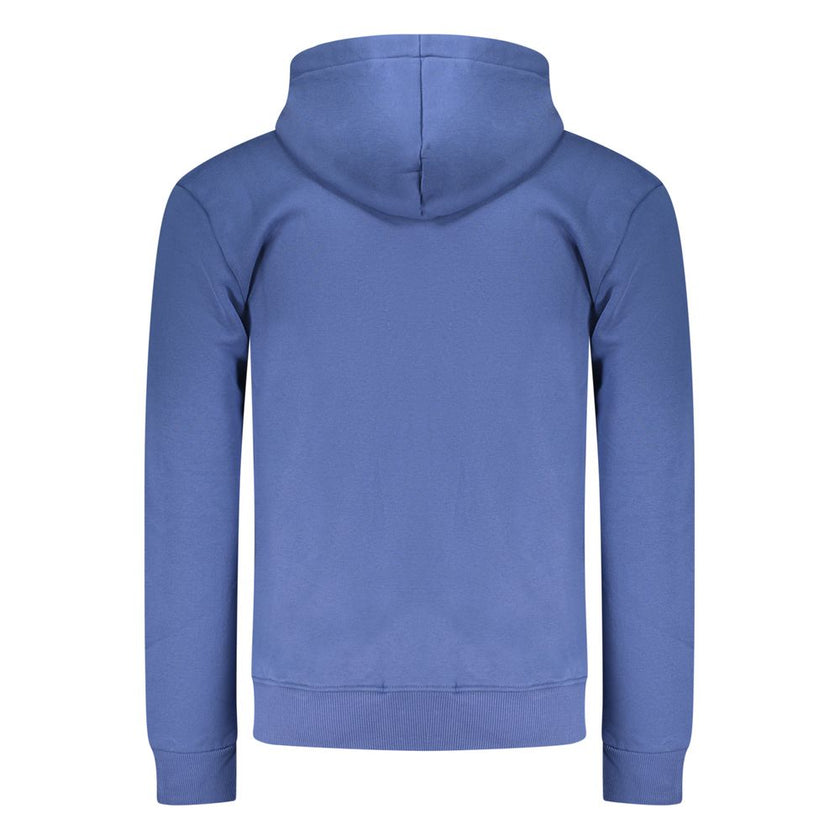 Coveri Moving Blauer Baumwoll-Kapuzenpullover für Herren