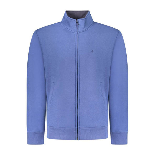 Coveri Moving Blu Baumwoll-Sweatshirt für Herren