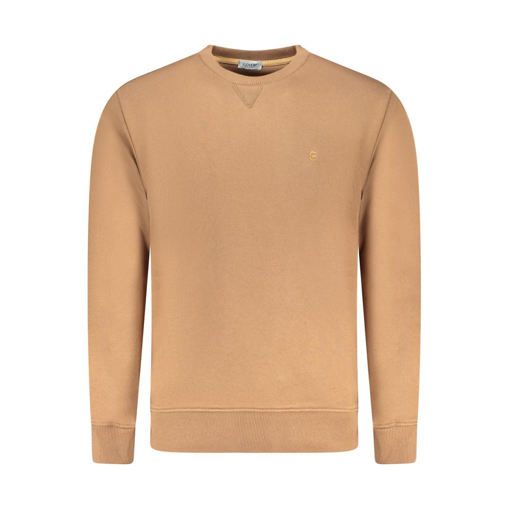 Coveri Moving Marrone Baumwoll-Sweatshirt für Herren
