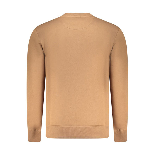 Coveri Moving Marrone Baumwoll-Sweatshirt für Herren
