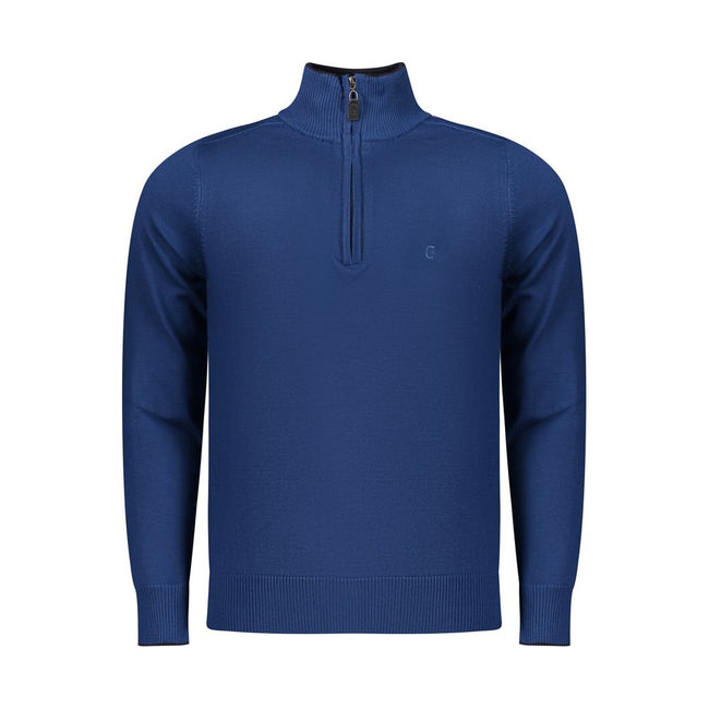 Coveri Moving Blauer Herrenpullover aus Viskose
