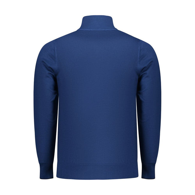 Coveri Moving Blauer Herrenpullover aus Viskose