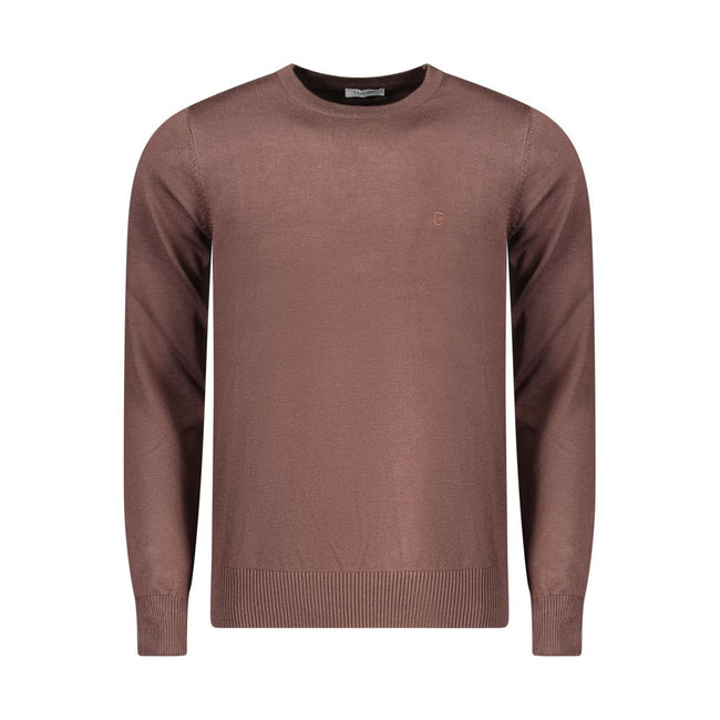 Coveri Moving Braunes Sweatshirt aus Nylon